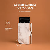 Billetera Slim Mármol