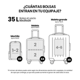 Bolsa al vacío para mochilas