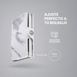 Billetera Slim Mármol