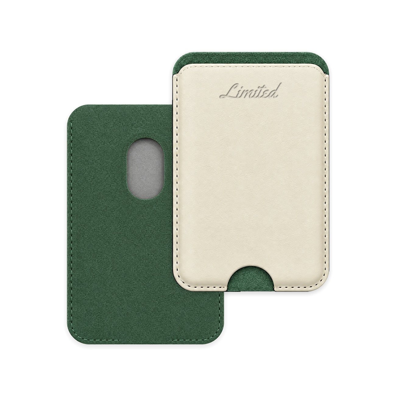 Tokio Phone Wallet Beige / Dark Green