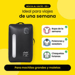 Bolsa al vacío 25 L - ideal para viajes de una semana