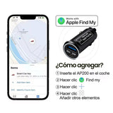 Localizador Auto Find My + Cargador USB-C